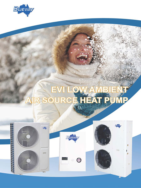 EVI lav omgivelsesvarmepumpe R410a