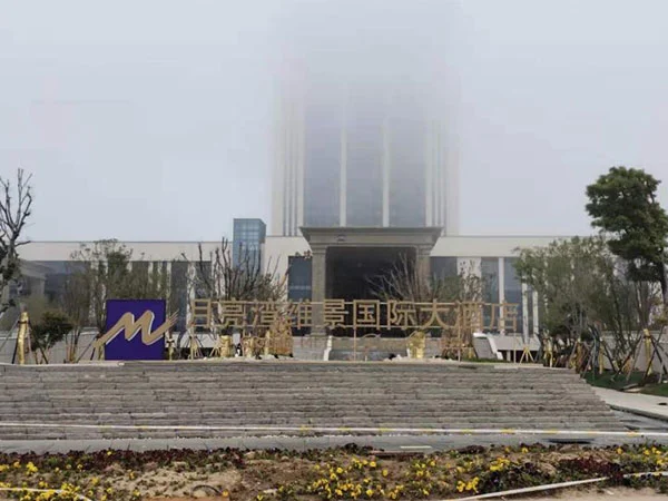 Buleway Construction svømmebassengprosjekt: Yancheng Moon Bay Vienna International Hotel